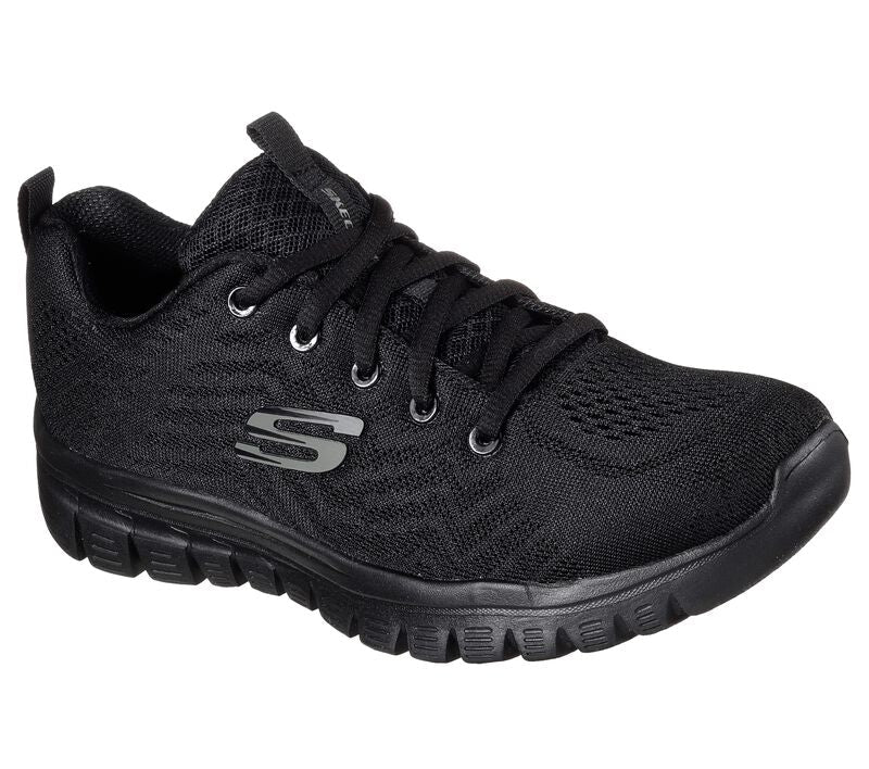 Womens Wide Fit Skechers 12615 Walking Trainers