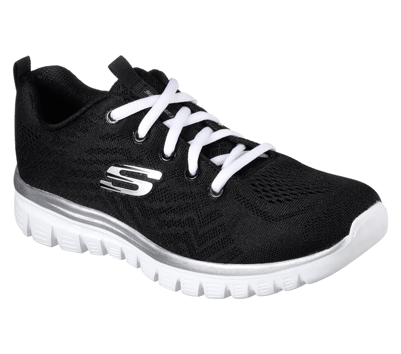 Womens Wide Fit Skechers 12615 Walking Trainers