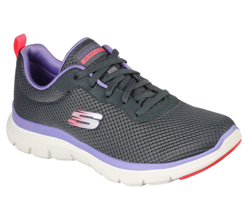 Womens Wide Fit Skechers Flex Appeal 4.0 - 149303 Walking Trainers