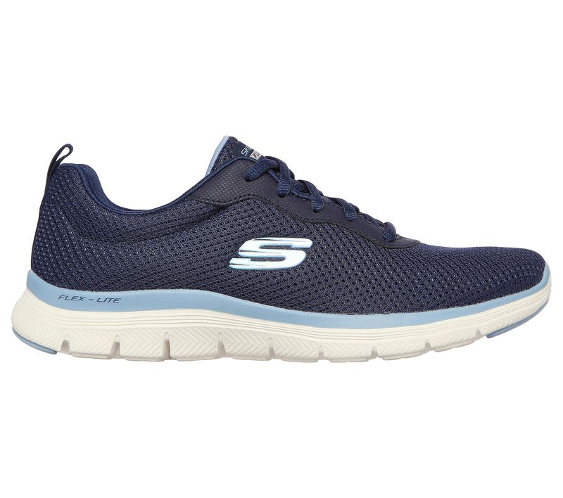 Womens Wide Fit Skechers Flex Appeal 4.0 - 149303 Walking Trainers