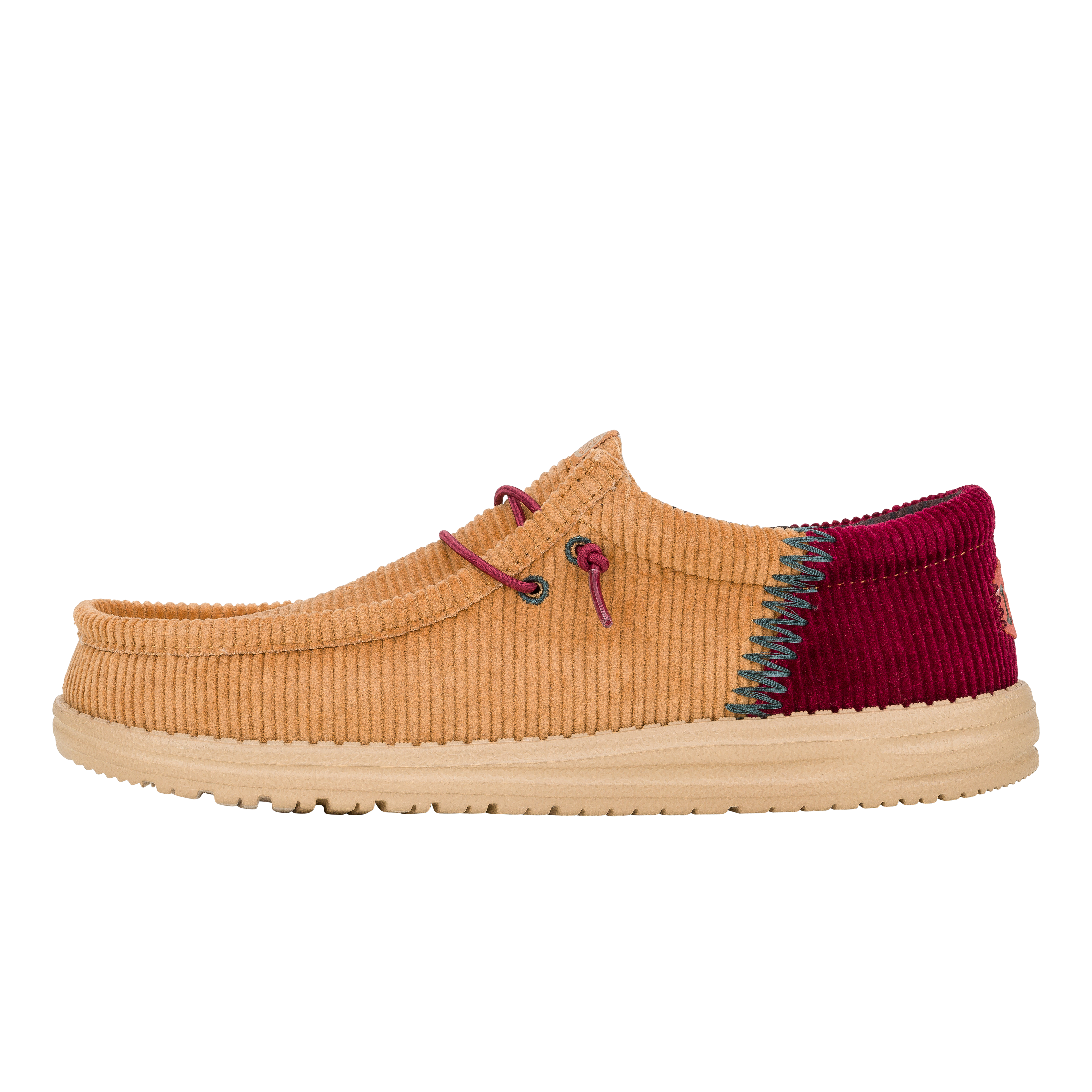 Wally Funk Corduroy - Tan/Burgundy